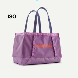 **ISO** in search of Patagonia Black Hole Tote Bag 25L purple